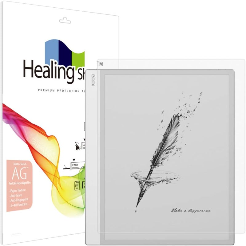 Healing Shield Screen Protector for Onyx BOOX Note Max 13.3 Tablet, Light Paper Texture Feel Matte Film, Scratch Resistant, Real Pen Touch Sensitivity-Max13.3 - Image 1